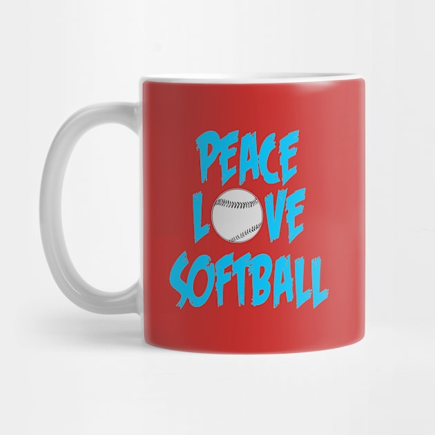 Peace Love Soft Ball by jerranne